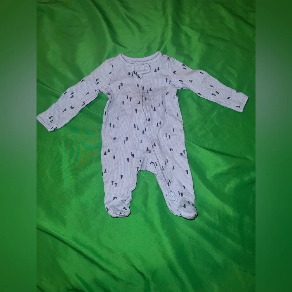 Carter's Blue Footie size Newborn